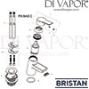 Bristan Pisa Basin Mixer Clicker Waste Tap Spares